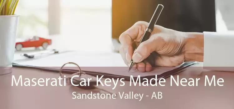 Maserati Car Keys Made Near Me Sandstone Valley - AB