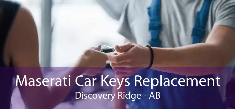 Maserati Car Keys Replacement Discovery Ridge - AB