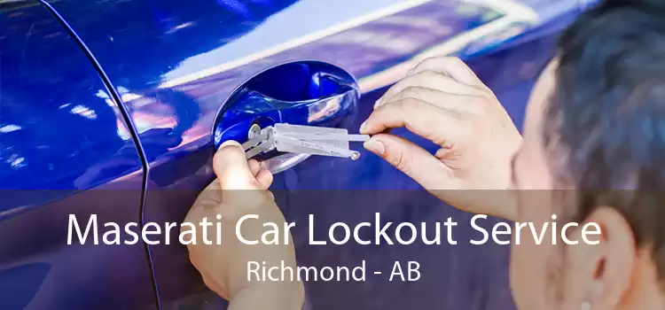 Maserati Car Lockout Service Richmond - AB