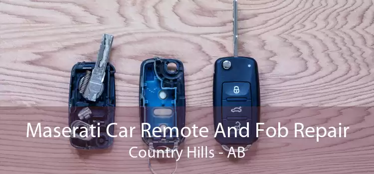 Maserati Car Remote And Fob Repair Country Hills - AB