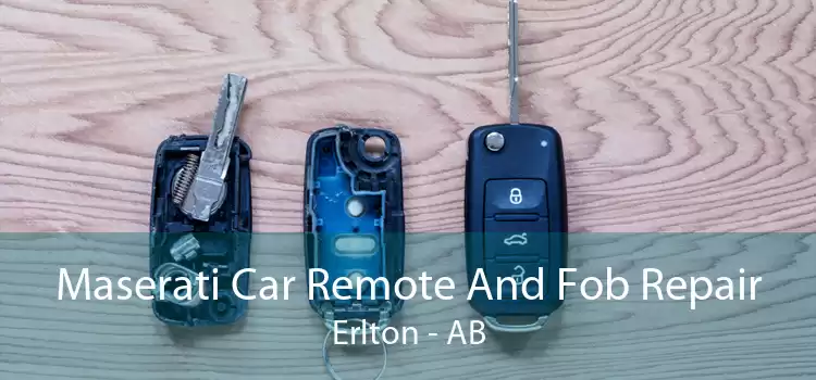 Maserati Car Remote And Fob Repair Erlton - AB