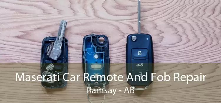 Maserati Car Remote And Fob Repair Ramsay - AB