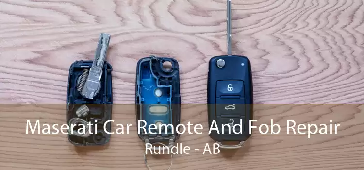 Maserati Car Remote And Fob Repair Rundle - AB