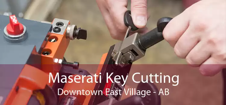 Maserati Key Cutting Downtown East Village - AB