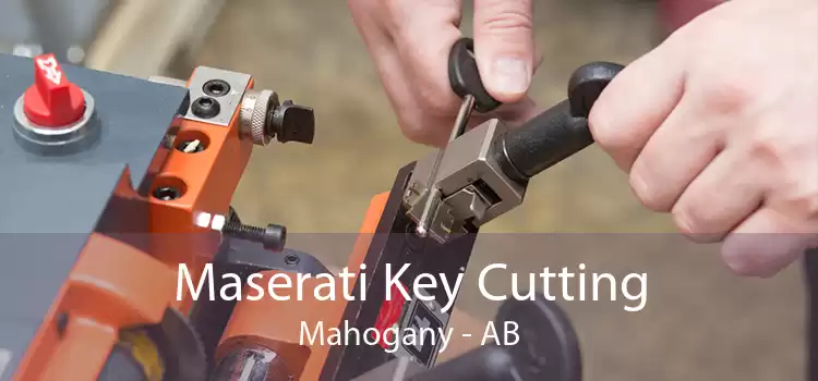 Maserati Key Cutting Mahogany - AB