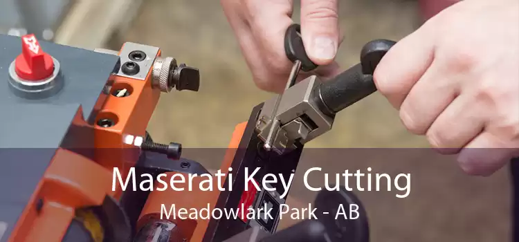 Maserati Key Cutting Meadowlark Park - AB