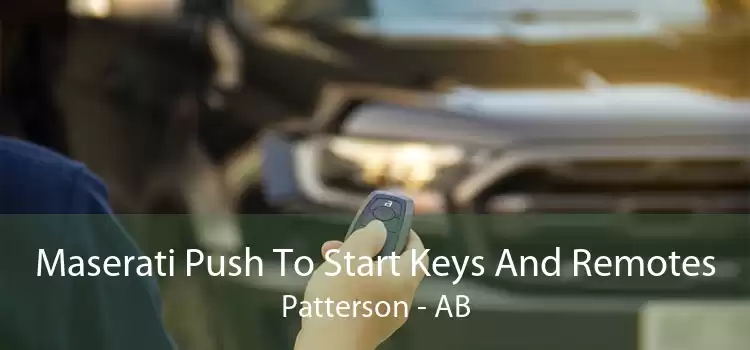 Maserati Push To Start Keys And Remotes Patterson - AB