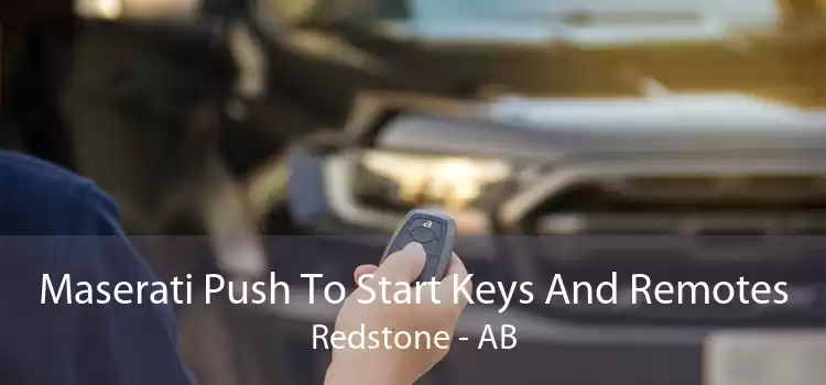 Maserati Push To Start Keys And Remotes Redstone - AB