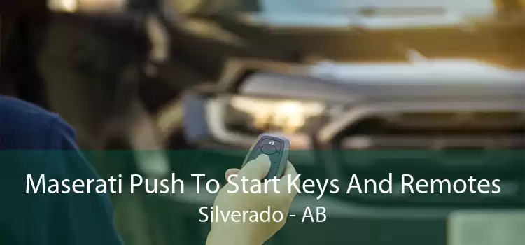 Maserati Push To Start Keys And Remotes Silverado - AB