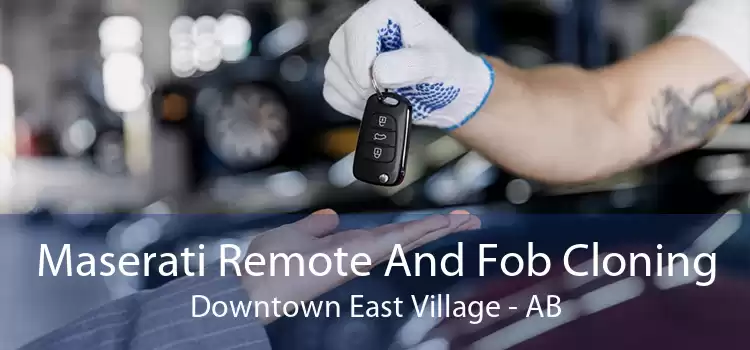 Maserati Remote And Fob Cloning Downtown East Village - AB