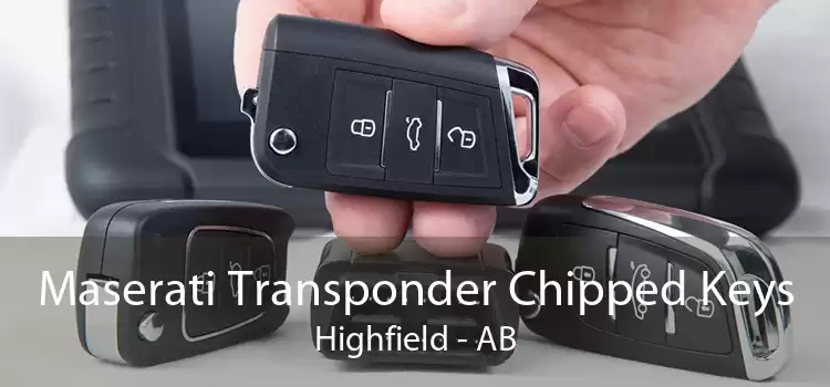 Maserati Transponder Chipped Keys Highfield - AB