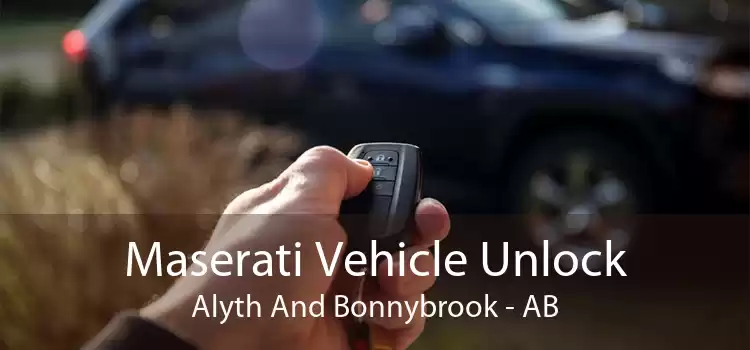 Maserati Vehicle Unlock Alyth And Bonnybrook - AB