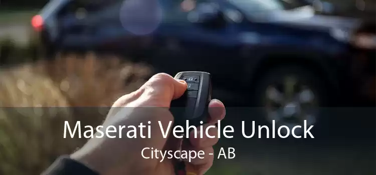 Maserati Vehicle Unlock Cityscape - AB