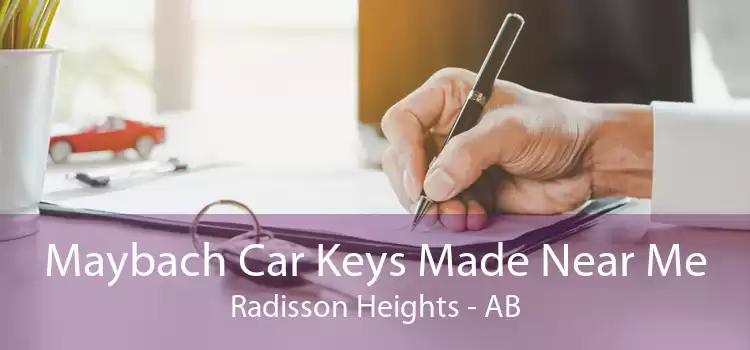 Maybach Car Keys Made Near Me Radisson Heights - AB