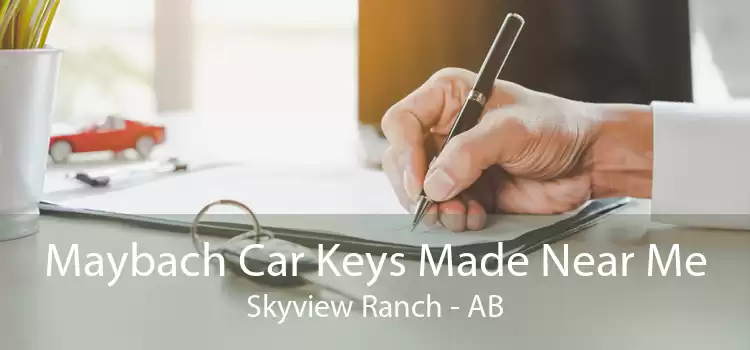 Maybach Car Keys Made Near Me Skyview Ranch - AB