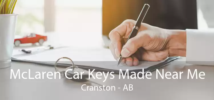 McLaren Car Keys Made Near Me Cranston - AB