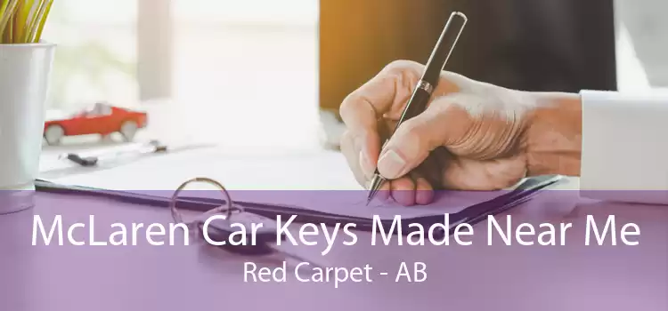 McLaren Car Keys Made Near Me Red Carpet - AB