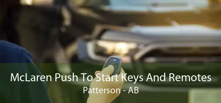 McLaren Push To Start Keys And Remotes Patterson - AB