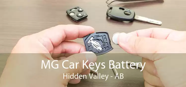 MG Car Keys Battery Hidden Valley - AB