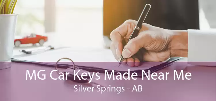 MG Car Keys Made Near Me Silver Springs - AB