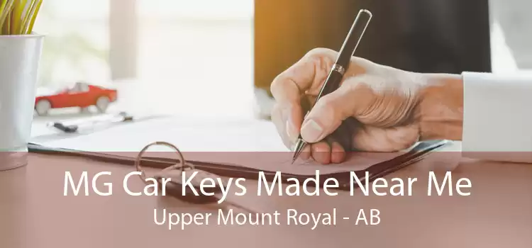 MG Car Keys Made Near Me Upper Mount Royal - AB