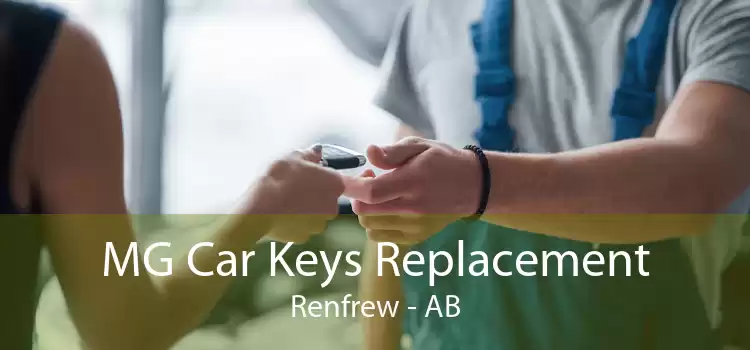 MG Car Keys Replacement Renfrew - AB