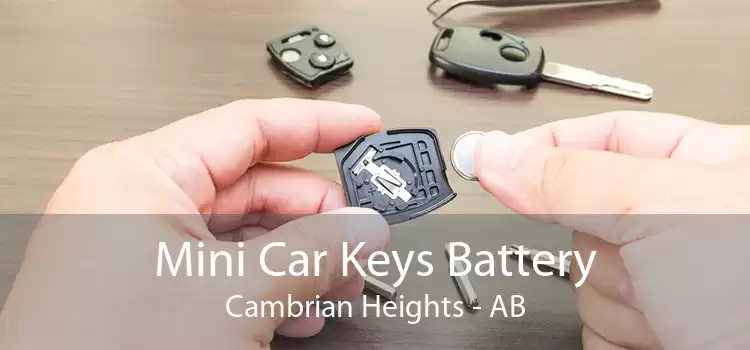 Mini Car Keys Battery Cambrian Heights - AB