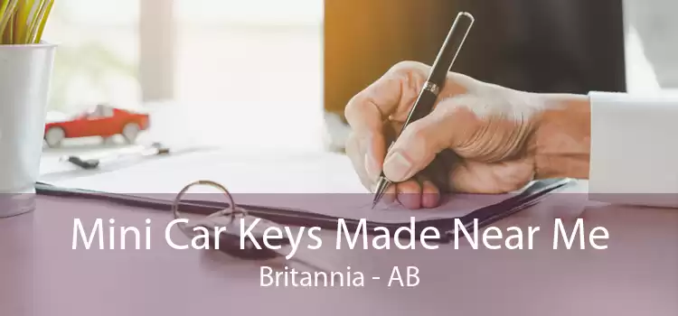 Mini Car Keys Made Near Me Britannia - AB