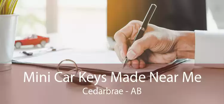 Mini Car Keys Made Near Me Cedarbrae - AB
