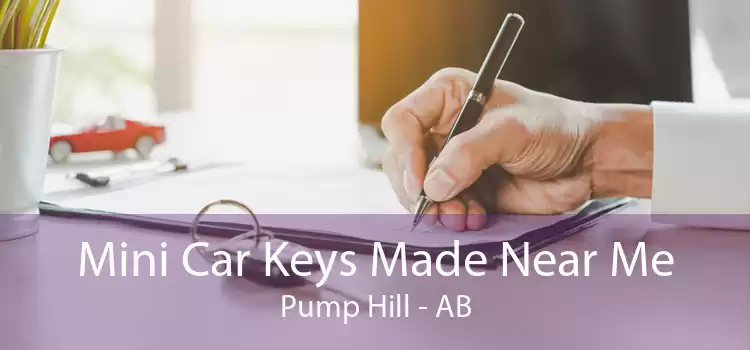 Mini Car Keys Made Near Me Pump Hill - AB
