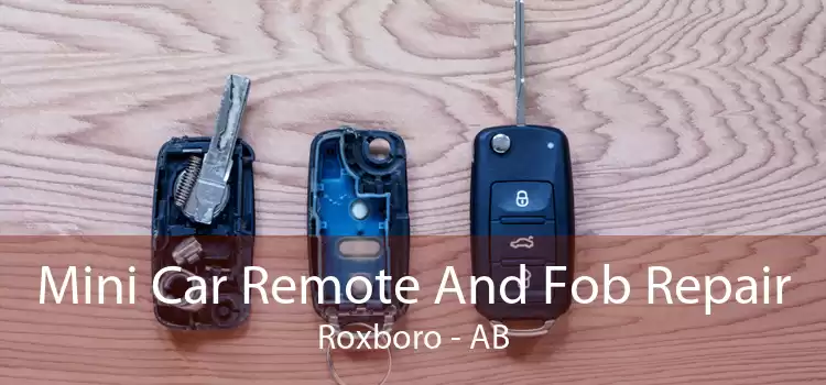 Mini Car Remote And Fob Repair Roxboro - AB