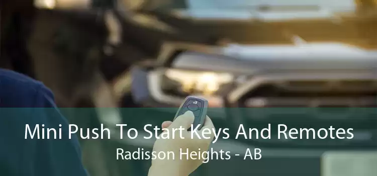 Mini Push To Start Keys And Remotes Radisson Heights - AB