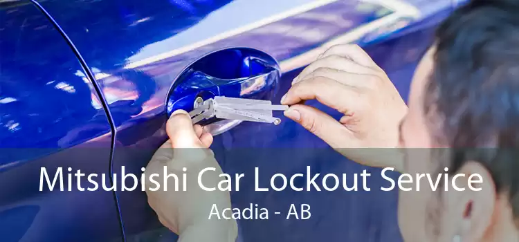 Mitsubishi Car Lockout Service Acadia - AB