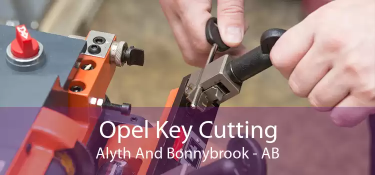 Opel Key Cutting Alyth And Bonnybrook - AB