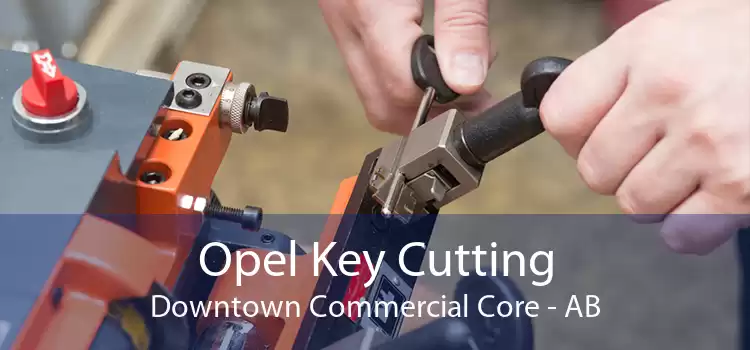 Opel Key Cutting Downtown Commercial Core - AB