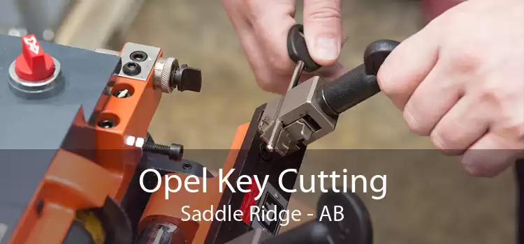 Opel Key Cutting Saddle Ridge - AB