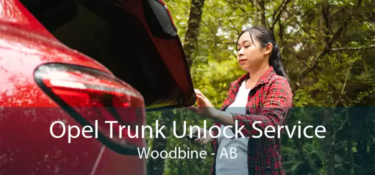 Opel Trunk Unlock Service Woodbine - AB