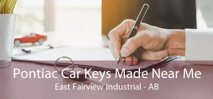 Pontiac Car Keys Made Near Me East Fairview Industrial - AB