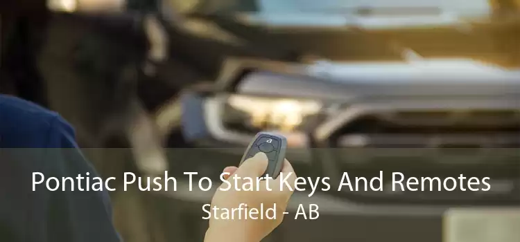 Pontiac Push To Start Keys And Remotes Starfield - AB