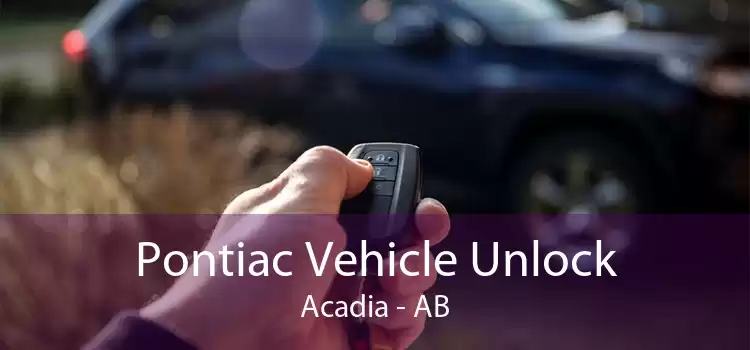 Pontiac Vehicle Unlock Acadia - AB