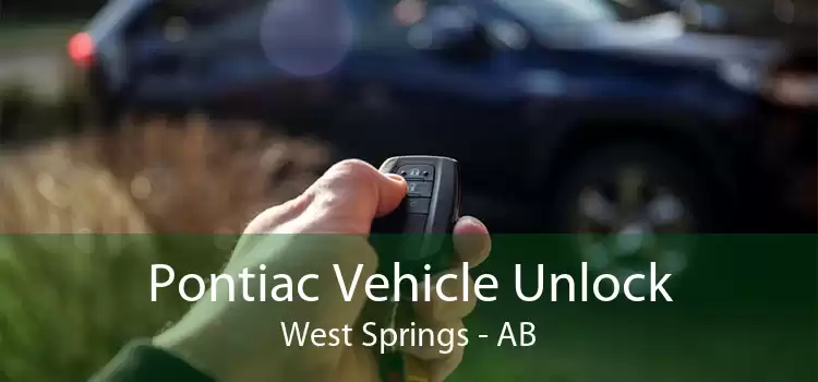 Pontiac Vehicle Unlock West Springs - AB