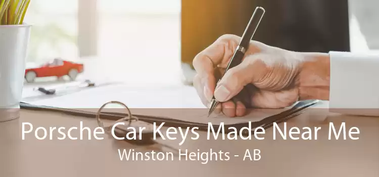 Porsche Car Keys Made Near Me Winston Heights - AB