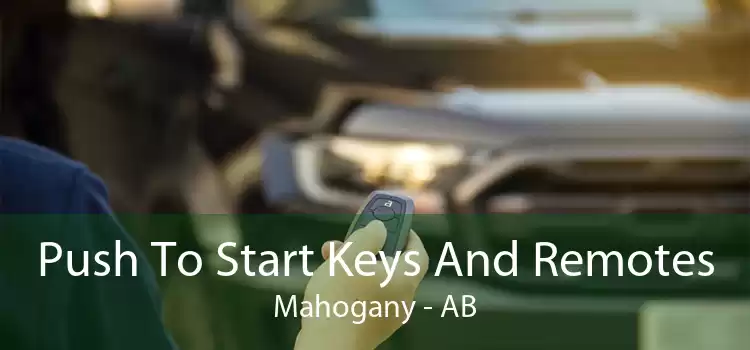 Push To Start Keys And Remotes Mahogany - AB