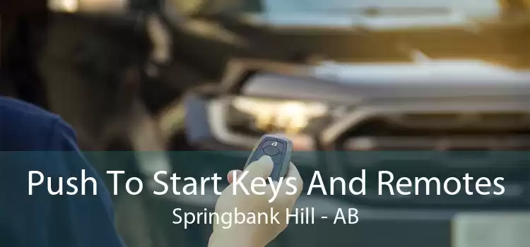 Push To Start Keys And Remotes Springbank Hill - AB