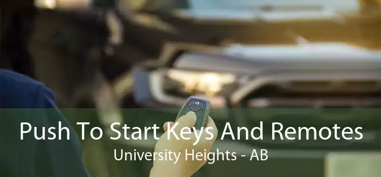 Push To Start Keys And Remotes University Heights - AB