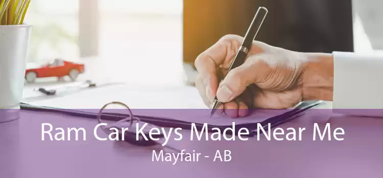 Ram Car Keys Made Near Me Mayfair - AB