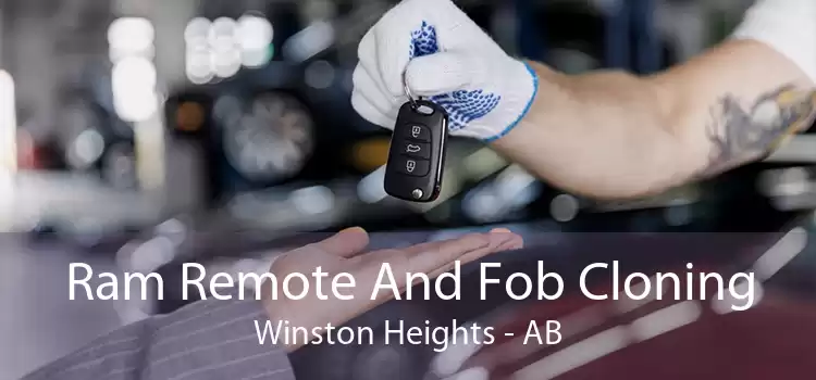 Ram Remote And Fob Cloning Winston Heights - AB