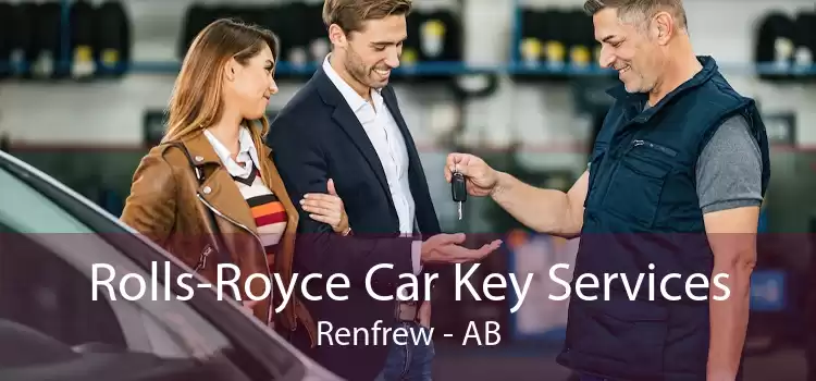 Rolls-Royce Car Key Services Renfrew - AB