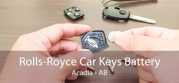 Rolls-Royce Car Keys Battery Acadia - AB