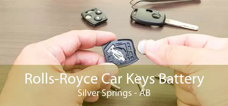 Rolls-Royce Car Keys Battery Silver Springs - AB